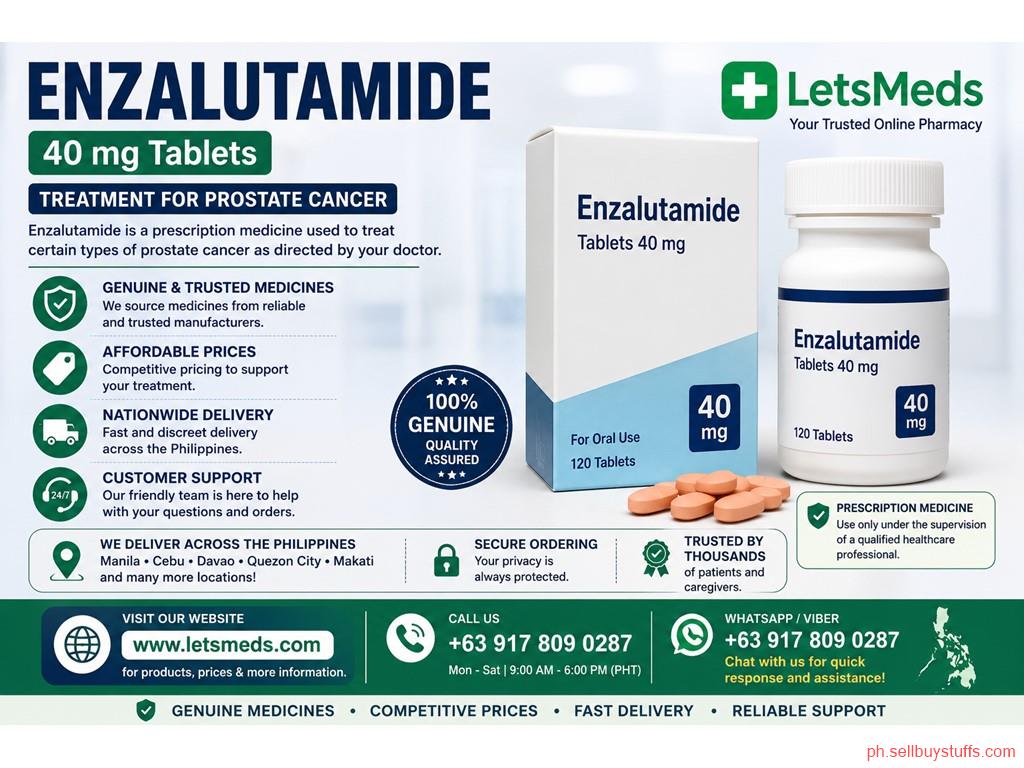 Philippines Classifieds How Much Does Enzalutamide Cost in the Philippines? 