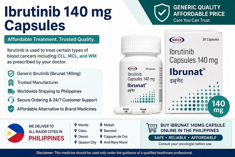 Philippines Classifieds Need Ibrunat 140mg Delivered to the Philippines?