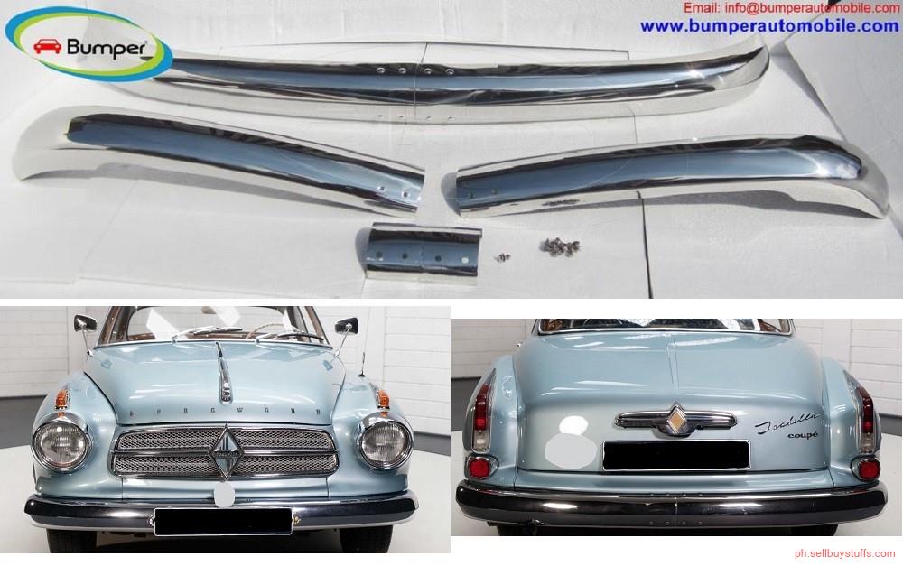 Philippines Classifieds Borgward Isabella coupe and saloon bumpers (1954-1962). 