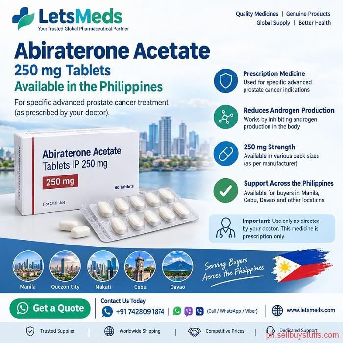 Philippines Classifieds Abiraterone 250 mg Pharmaceutical Supply in the Philippines | Letsmeds