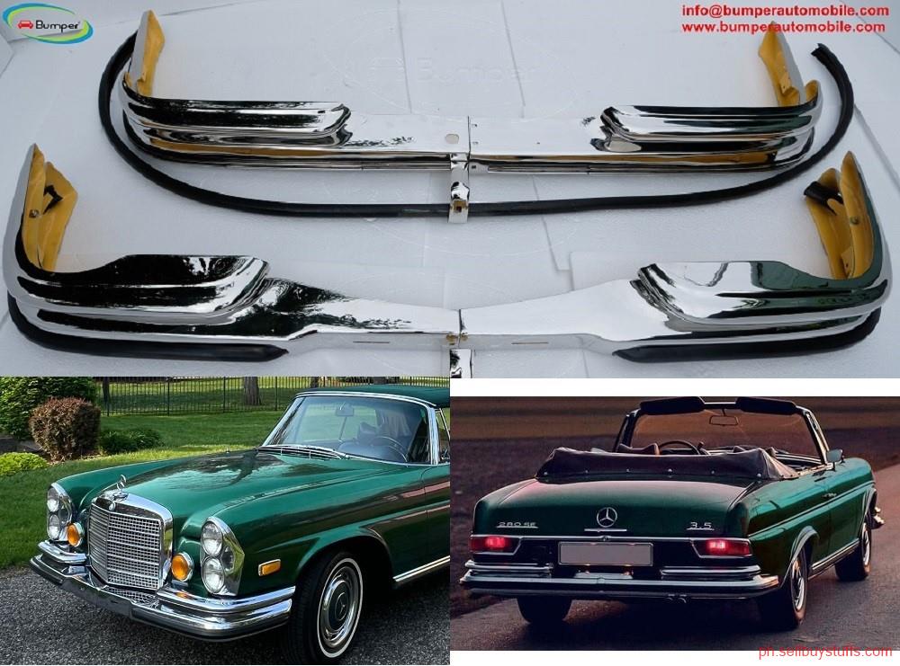 Philippines Classifieds Mercedes W111 W112 low grille models 280SE 3,5L V8 Coupe/Convertible bumpers (1969-1971)