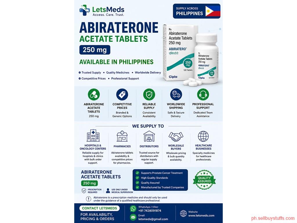 Philippines Classifieds Abiraterone Price and Availability Support for Philippine Buyers 