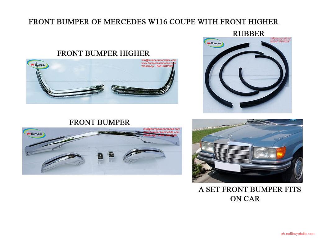 Philippines Classifieds Mercedes W116 EU style stainless steel bumpers 1972-1981