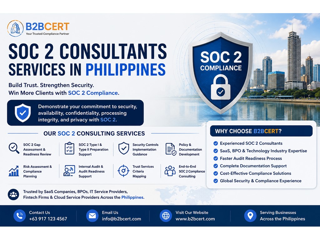 Philippines Classifieds SOC 2 Certification and Consulting Services in Philippines
