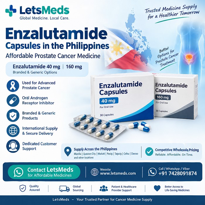 Philippines Classifieds  Enzalutamide Philippines | Enzalutamide 40 mg Capsule for Prostate Cancer