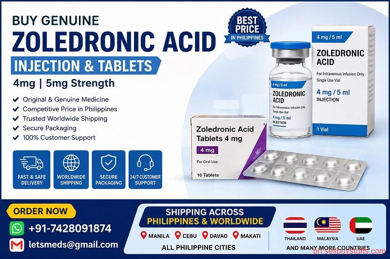 Philippines Classifieds Buy Zoledronic Acid 4mg Injection in Quezon with Fast Worldwide Delivery