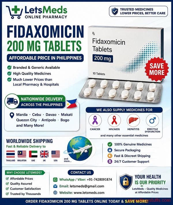 Philippines Classifieds Affordable Fidaxomicin Tablets Available Nationwide in the Philippines