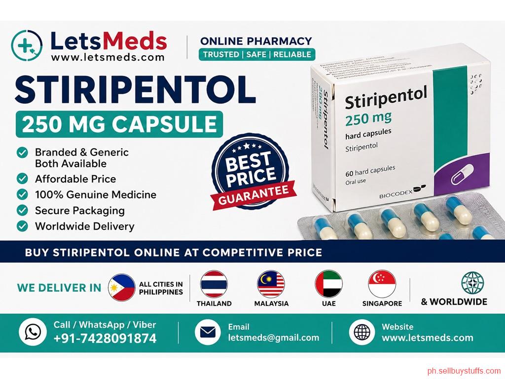 Philippines Classifieds Buy Stiripentol 250 mg Capsule for Delivery in Manila and Cebu