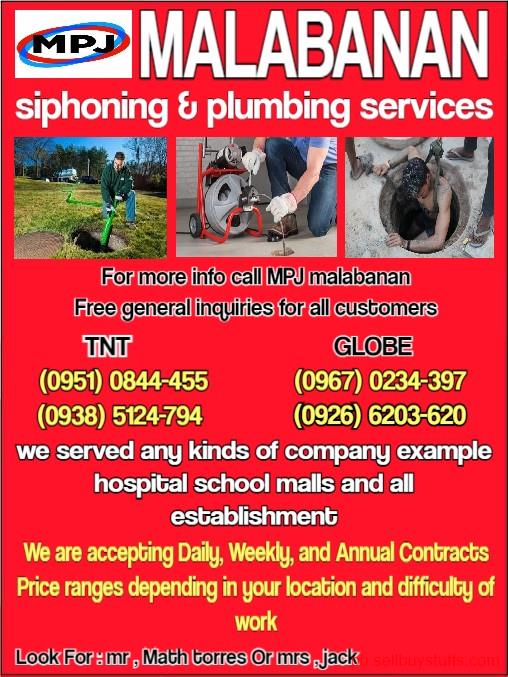 Philippines Classifieds malabanan expert siphoning plumbing services