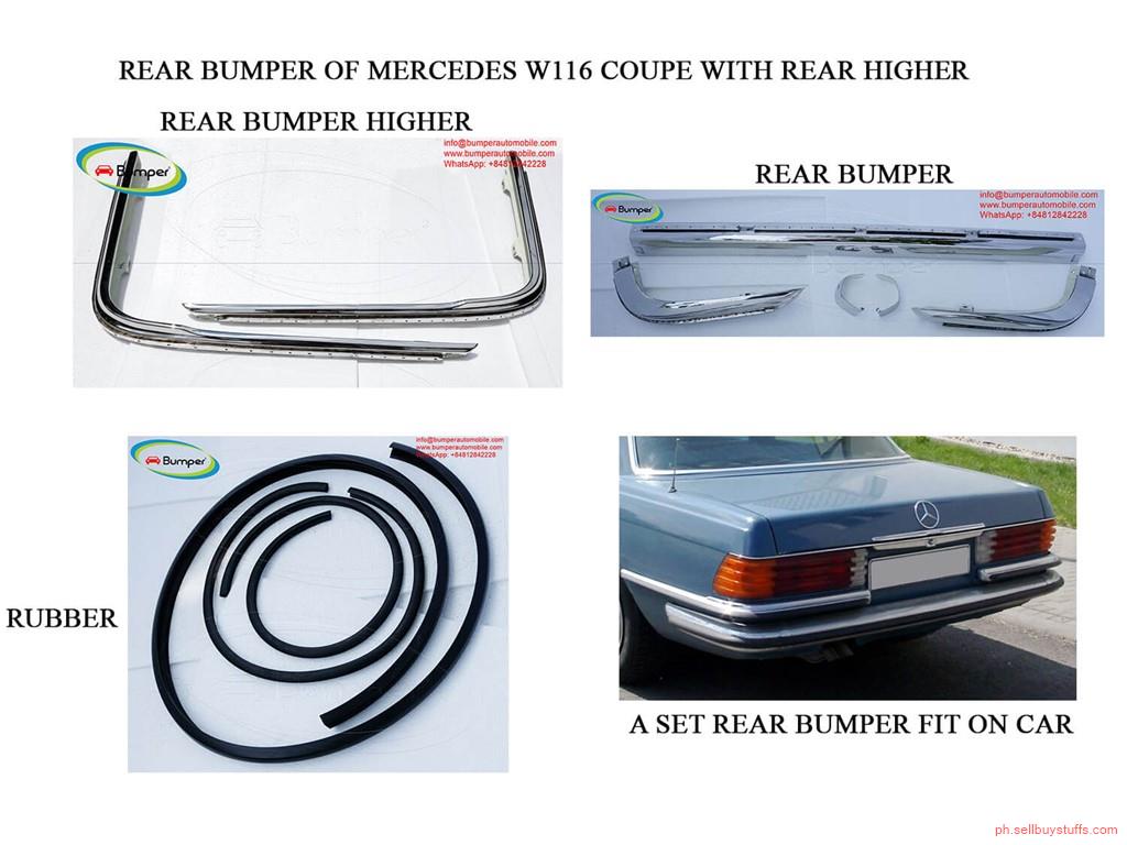 Philippines Classifieds Mercedes W116 EU style stainless steel bumpers 1972-1981