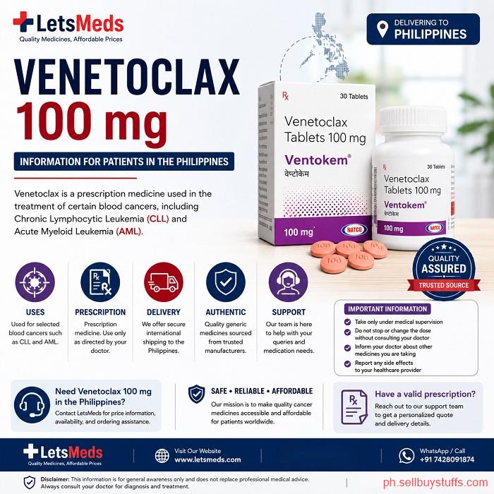 Philippines Classifieds Affordable Generic Venetoclax 100 mg for Patients in the Philippines 