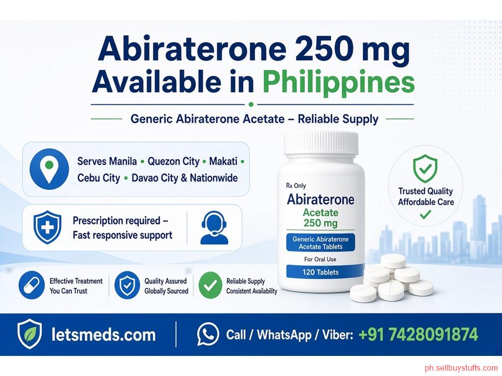 Philippines Classifieds Abiraterone Acetate 250 Mg Price Online Philippines | Letsmeds