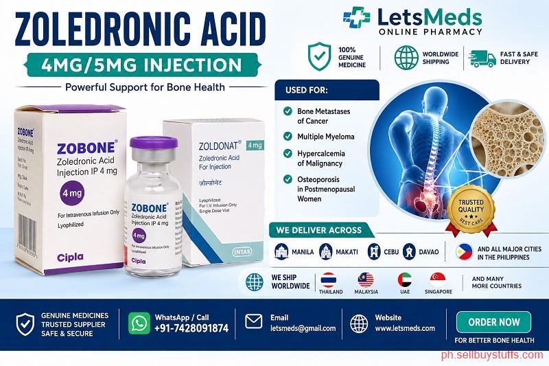 Philippines Classifieds Order Generic Zoldonat Injection from LetsMeds Across The Philippines