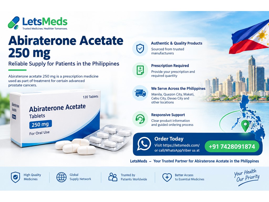 Philippines Classifieds Abiraterone Acetate 250 Mg Price Online Philippines | Letsmeds