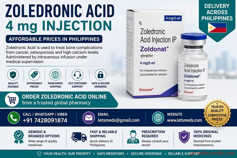 Philippines Classifieds Zoledronic Acid 4 mg Online Pharmacy Philippines 