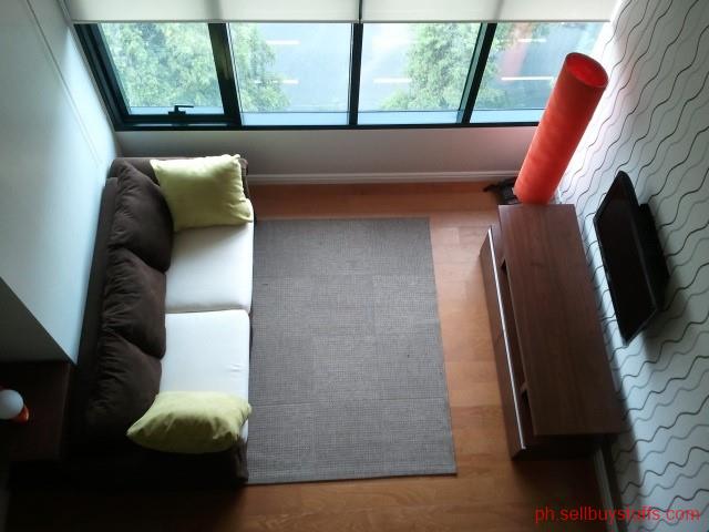 Philippines Classifieds Furnished One bedroom Loft with Parking for Sale in Rockwell Makati CIty