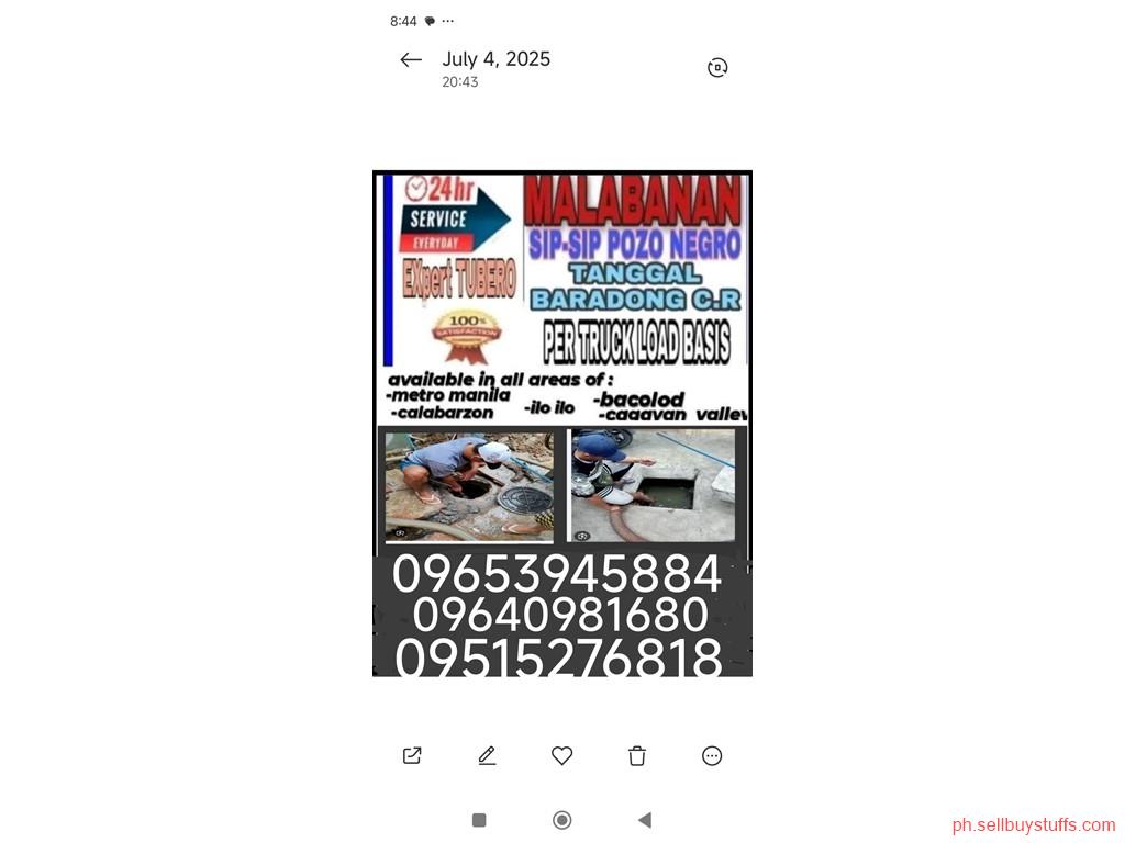 Philippines Classifieds pjt malabanan plumbing services 09653949884