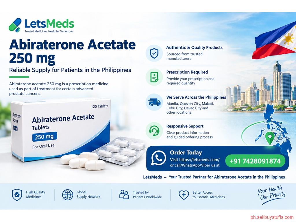 Philippines Classifieds Abiraterone Acetate 250 Mg Price Online Philippines | Letsmeds