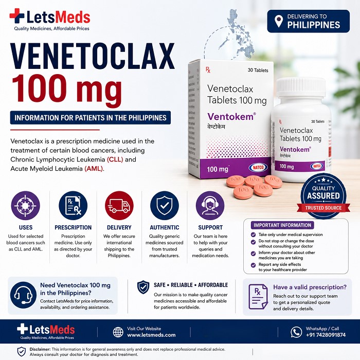 Philippines Classifieds Affordable Generic Venetoclax 100 mg for Patients in the Philippines 